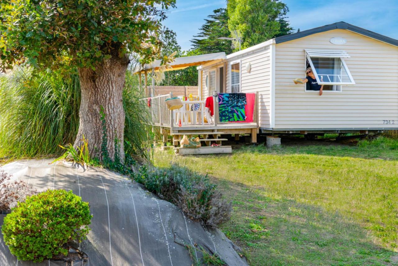 Camping Les Carolins Saint-Lo-d'Ourville Екстериор снимка